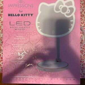 IMPRESSIONS VANITY RECHARGEABLE MIRROR OF HELLO KITTY